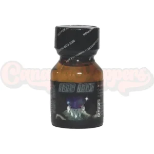 Bear Back 10ml poppers bottle with dark label and cosmic bear design – Canada Poppers