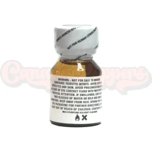 English White Label 10ml poppers bottle – clean minimalist design – Canada Poppers