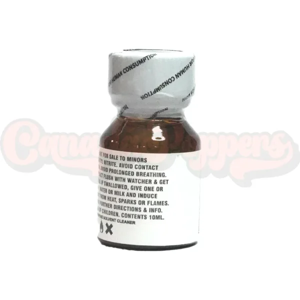 white-label-10ml-02 English White Label 10ml back label showing isobutyl nitrite solvent cleaner info