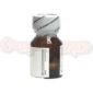 English White Label 10ml side view with white cap and amber bottle
